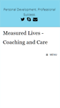 Mobile Screenshot of measuredlives.com